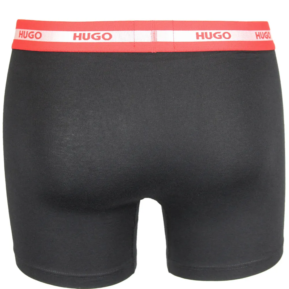 3-Pack Boxer Briefs, Black/Red