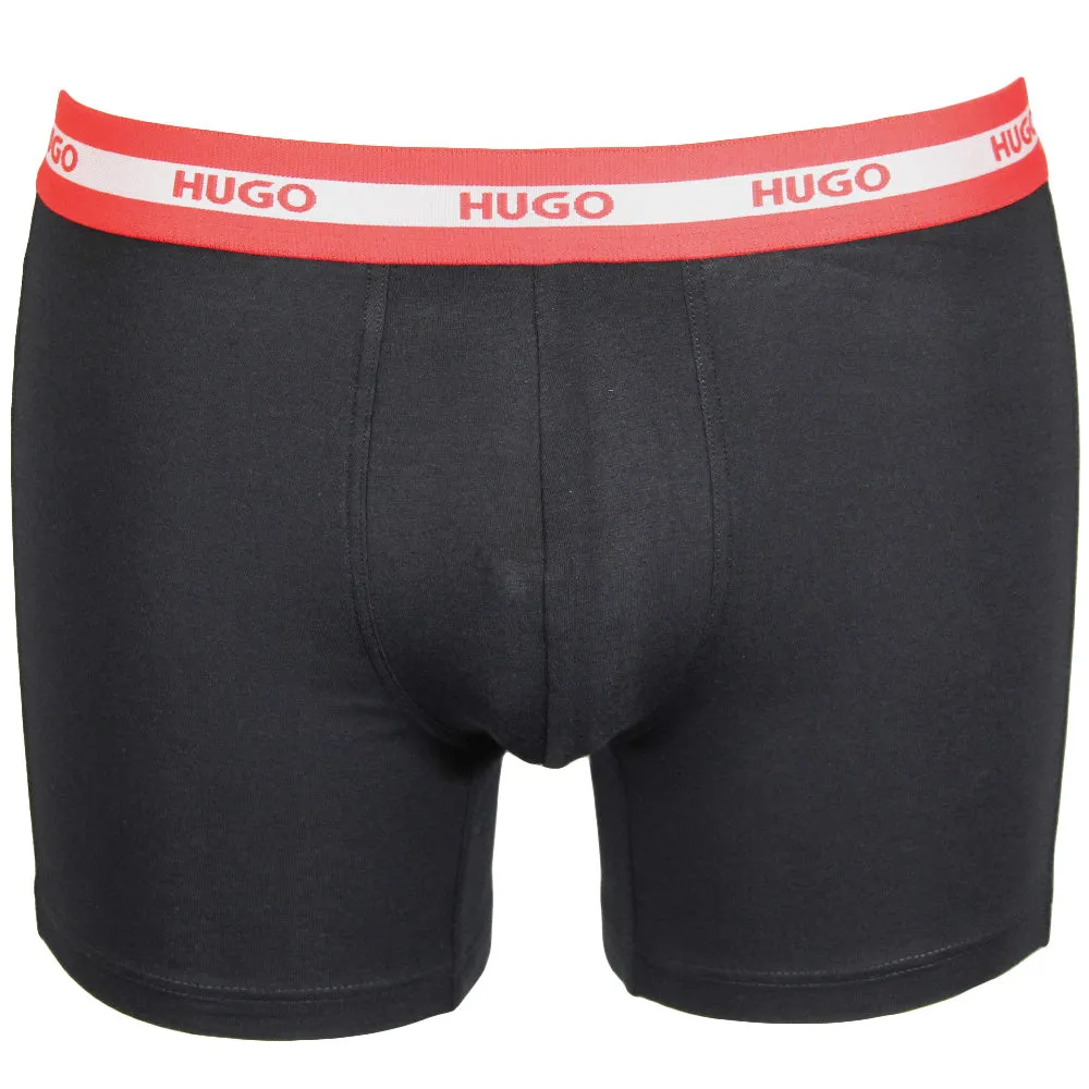 3-Pack Boxer Briefs, Black/Red