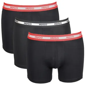3-Pack Boxer Briefs, Black/Red