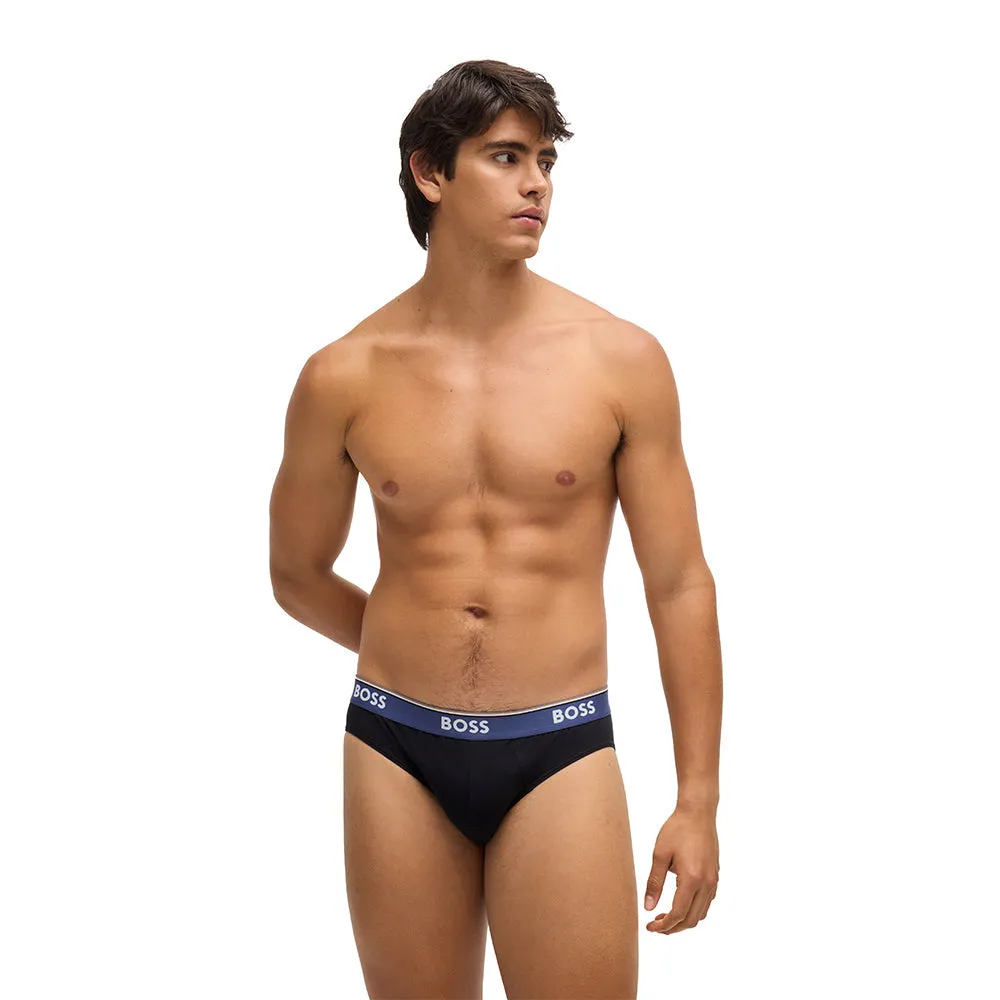 3-Pack Power Briefs, Black