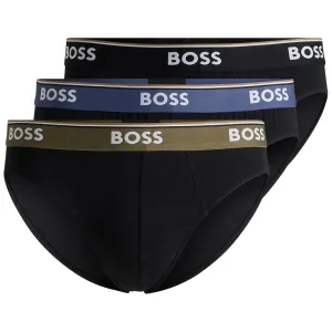 3-Pack Power Briefs, Black