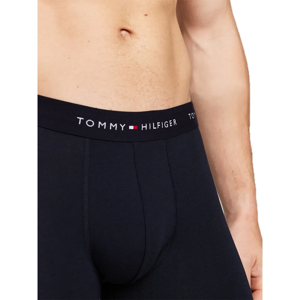 3-Pack Signature Cotton Boxer Briefs, Navy/Red/White