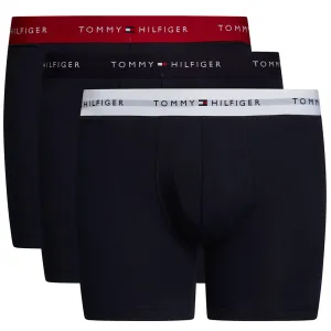3-Pack Signature Cotton Boxer Briefs, Navy/Red/White
