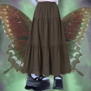 Aesthetic Fairycore Vintage Pleated Skirt