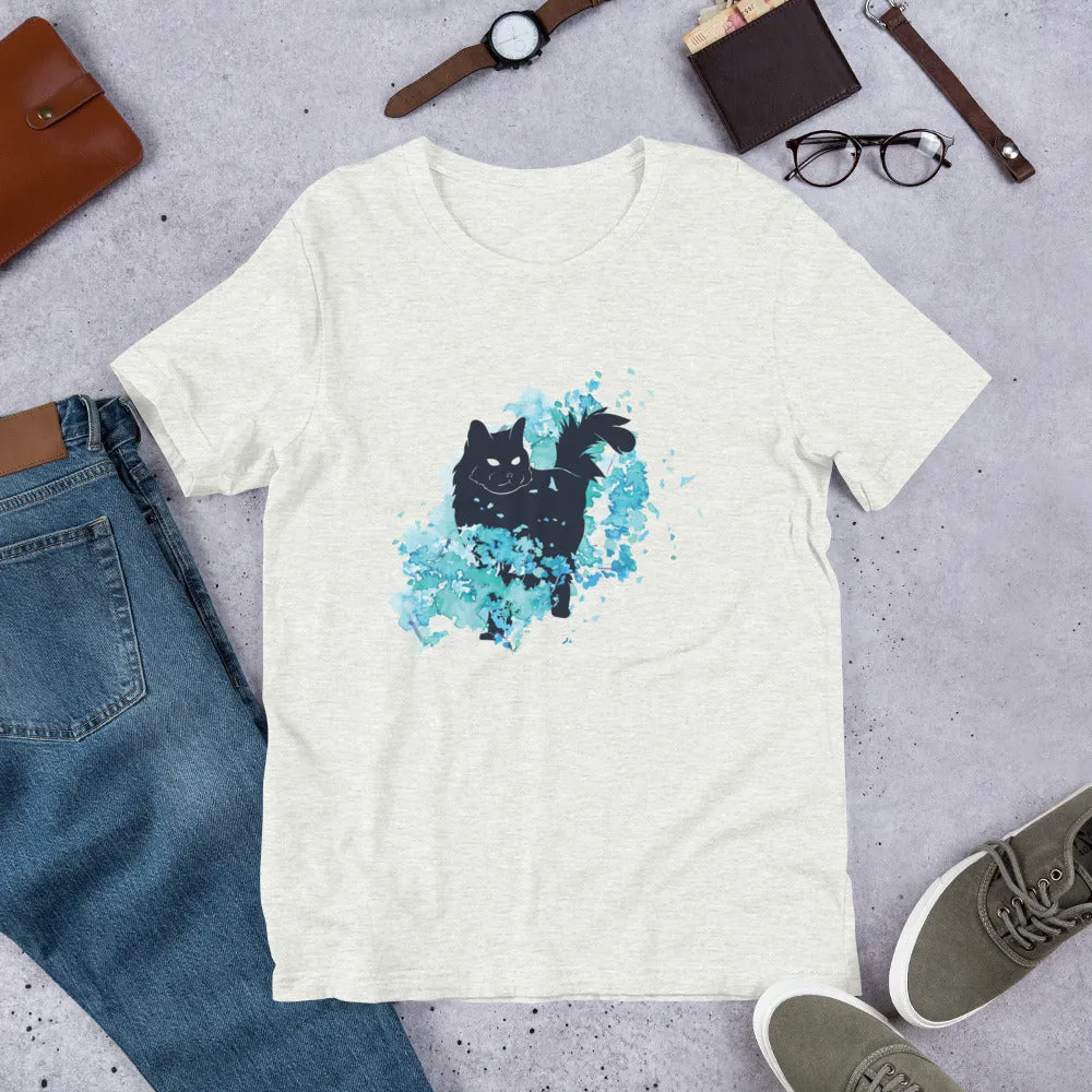 Black Cat Short-Sleeve Unisex T-Shirt