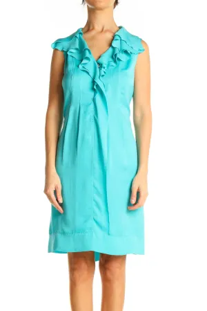 Blue Retro Shift Dress