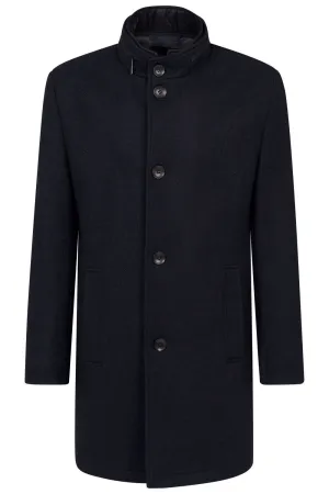 Bugatti Wool Coat | Navy