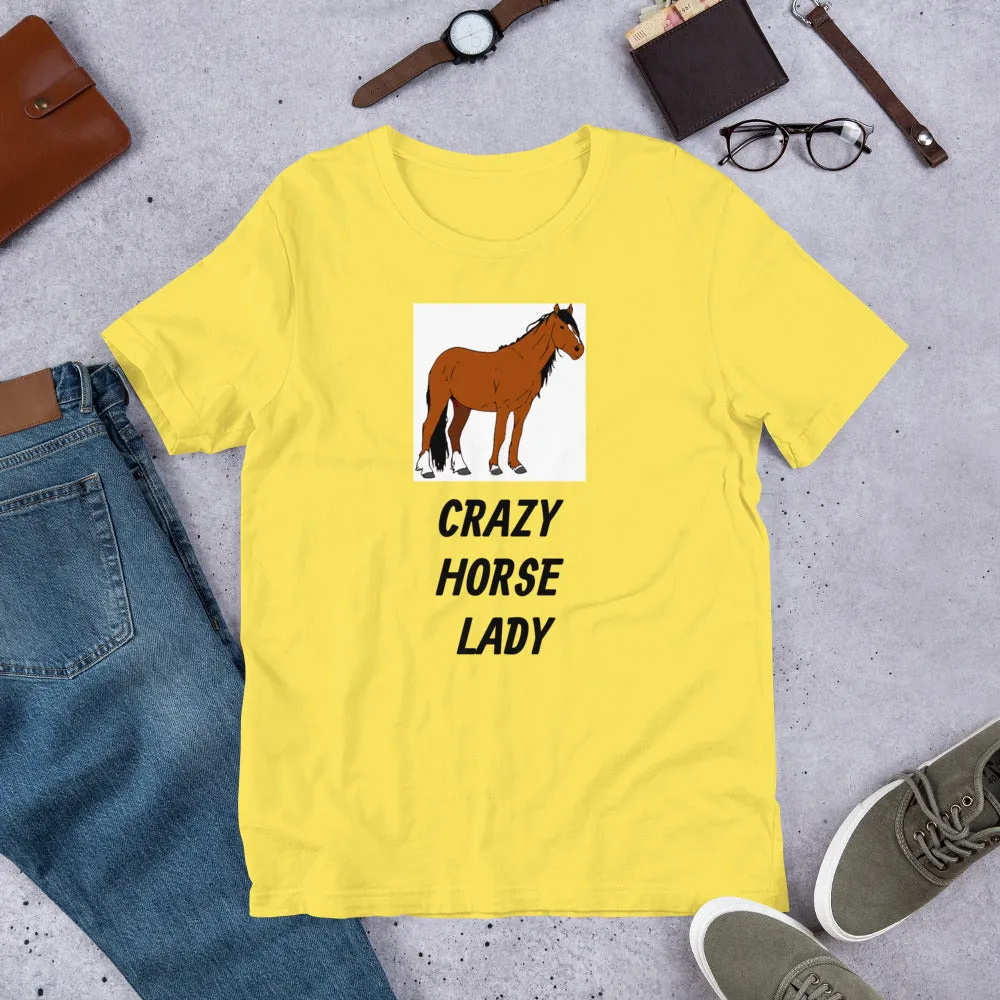 Crazy Horse Lady Short-Sleeve Unisex T-Shirt