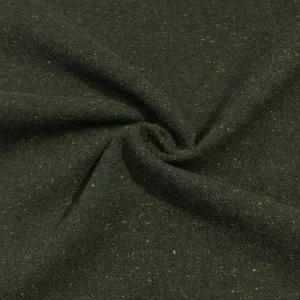 Evi Forest Green Speckled Wool Blend