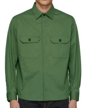 Green Cotton Overshirt