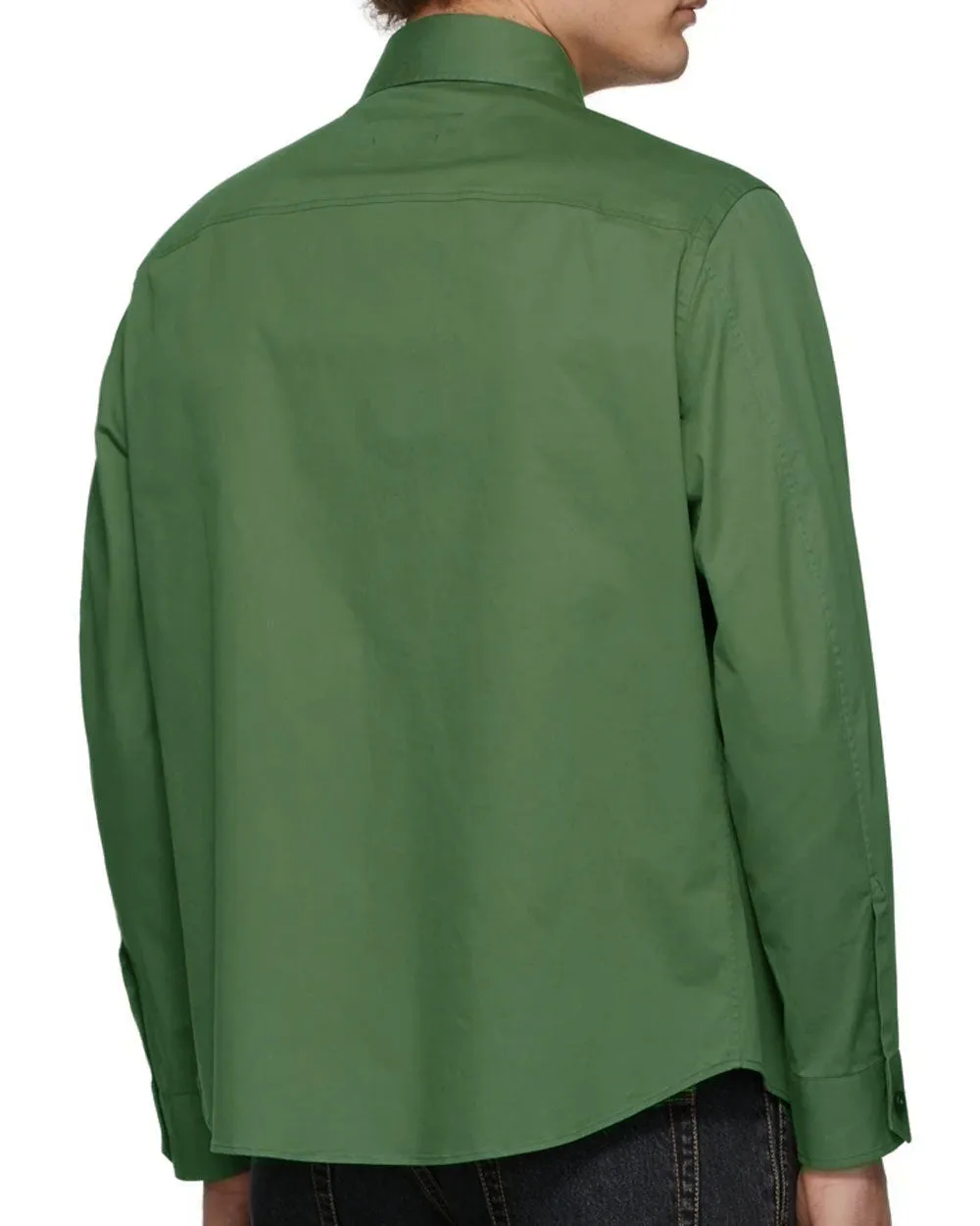 Green Cotton Overshirt