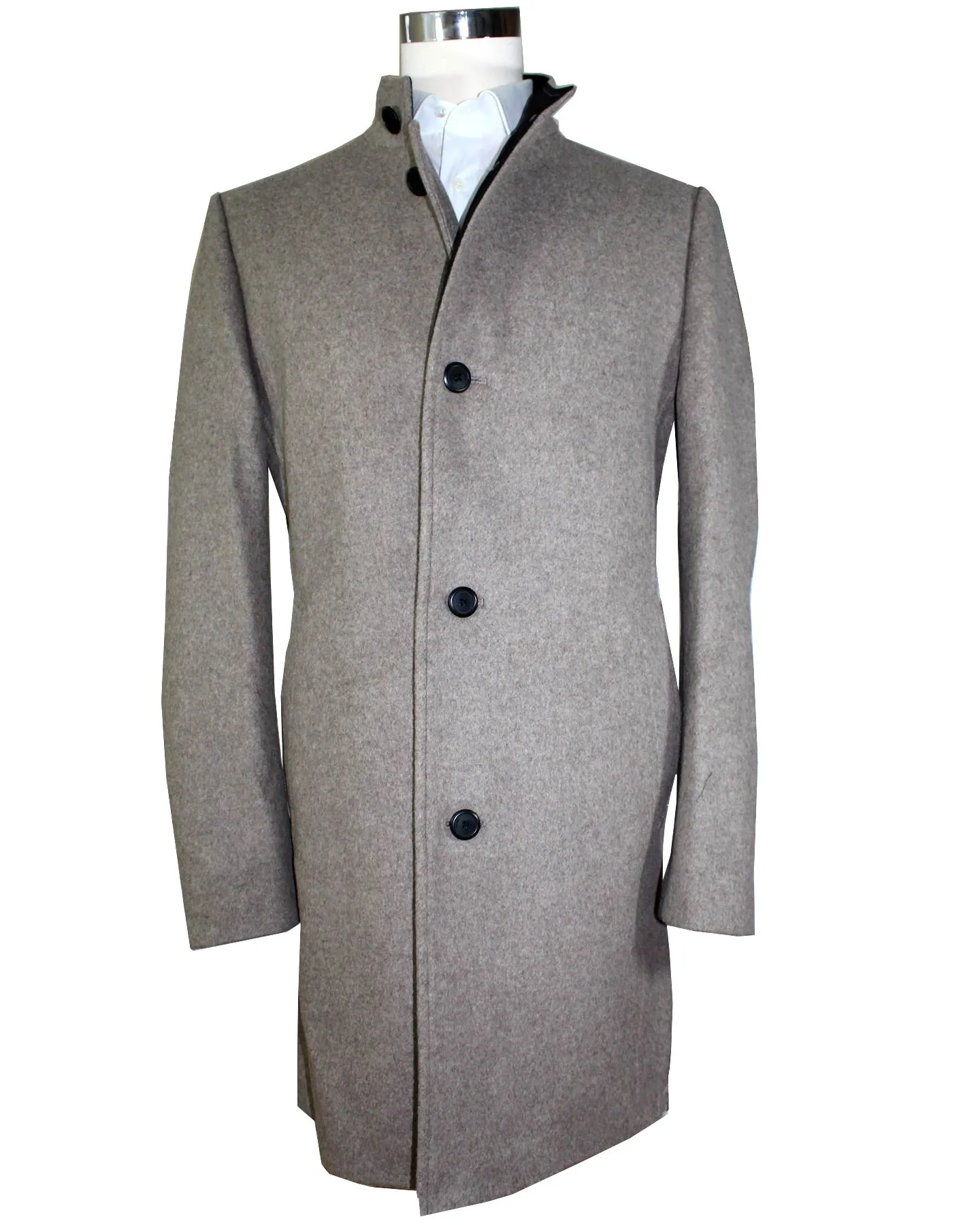 Hugo Boss Wool Coat Medium Beige Long Coat EU 56 - XXL SALE