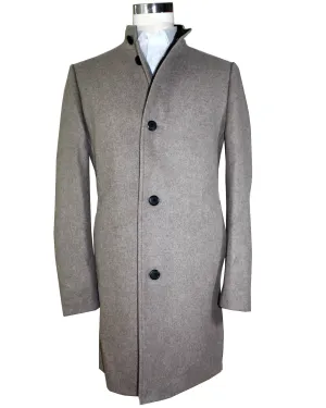 Hugo Boss Wool Coat Medium Beige Long Coat EU 56 - XXL SALE