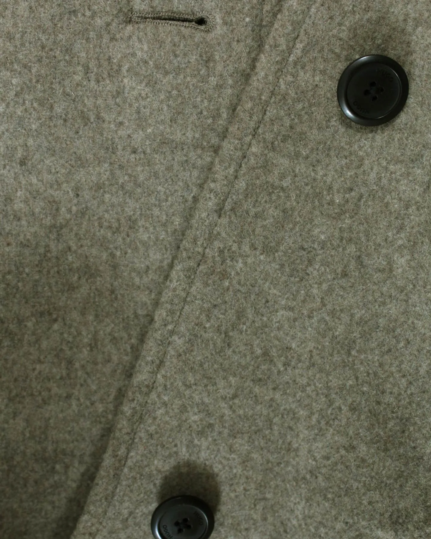 Hugo Boss Wool Coat Medium Beige Long Coat EU 56 - XXL SALE