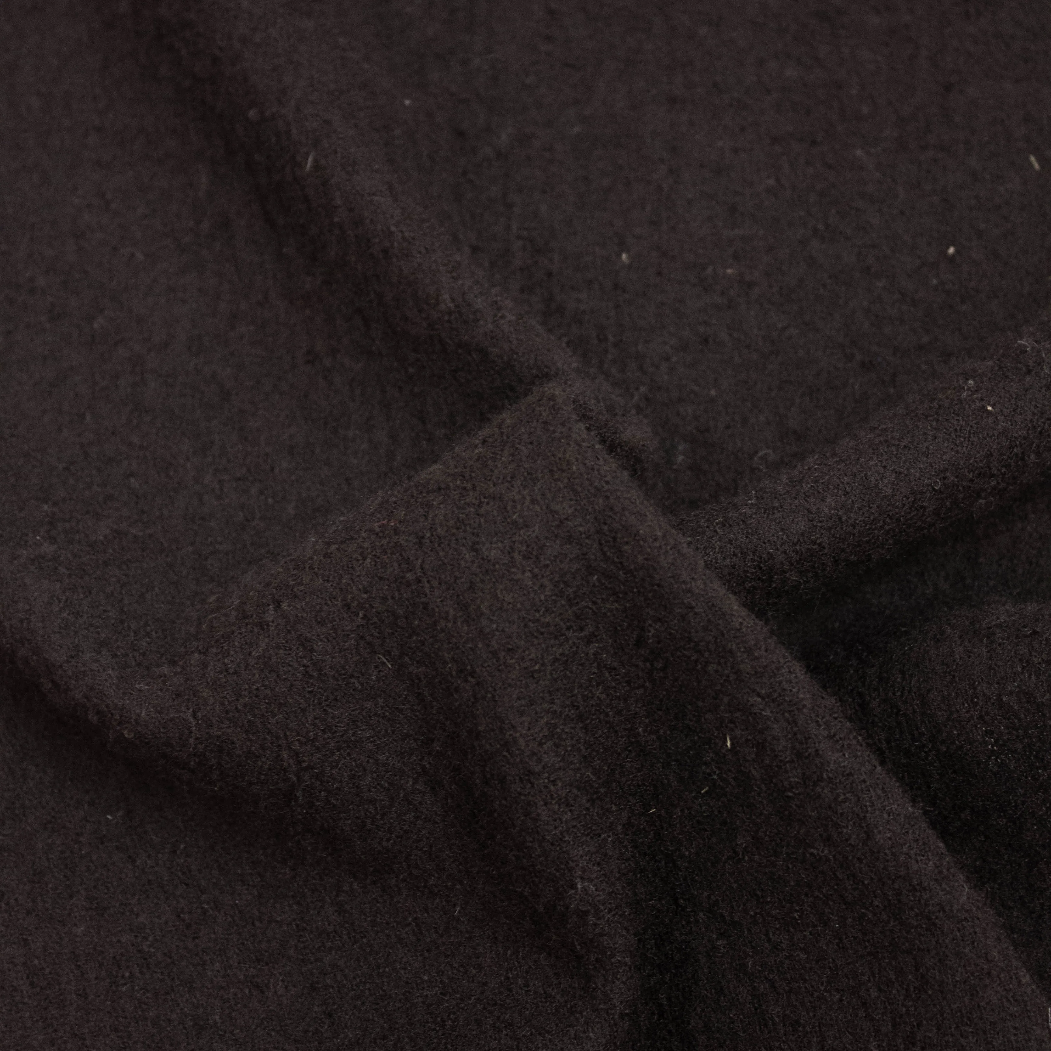 Jess Chocolate Brown Brushed Virgin Wool
