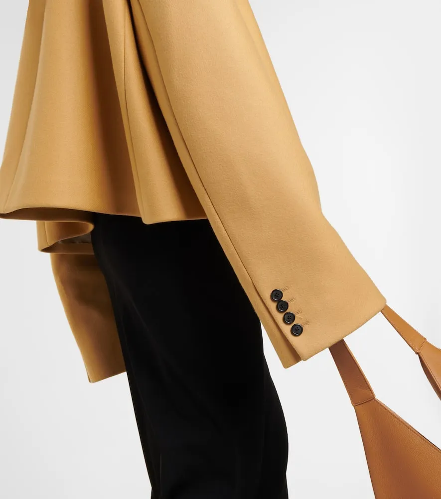 Khaite Raymond cropped wool-blend jacket