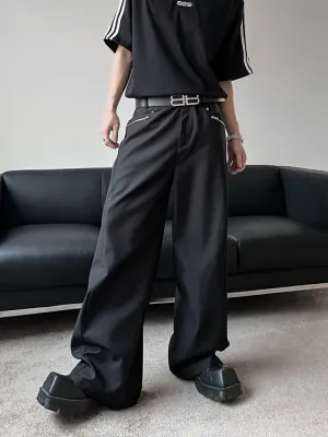 Korean Metal Wide Slacks TNS0103