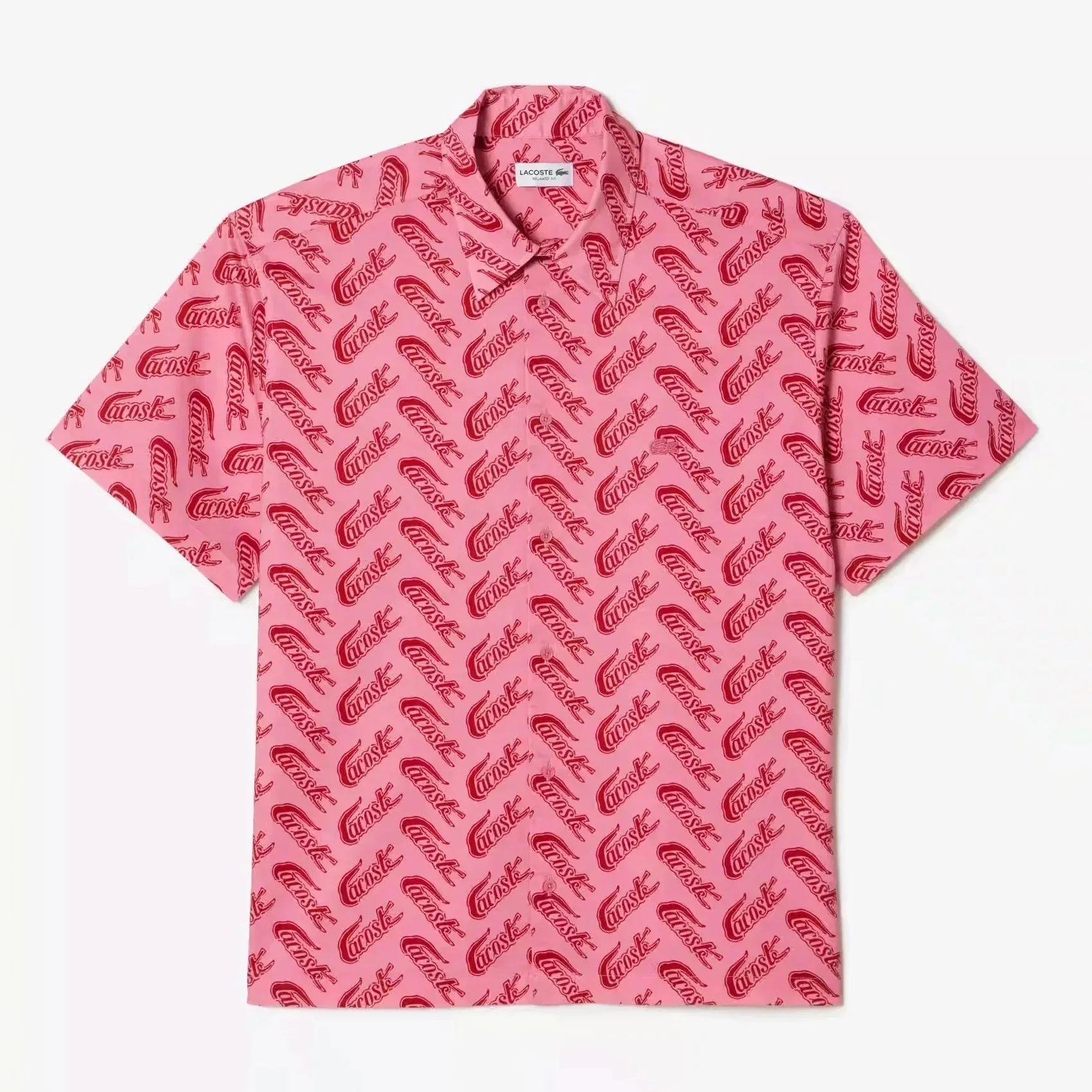 Lacoste Short Sleeve Vintage Print Shirt