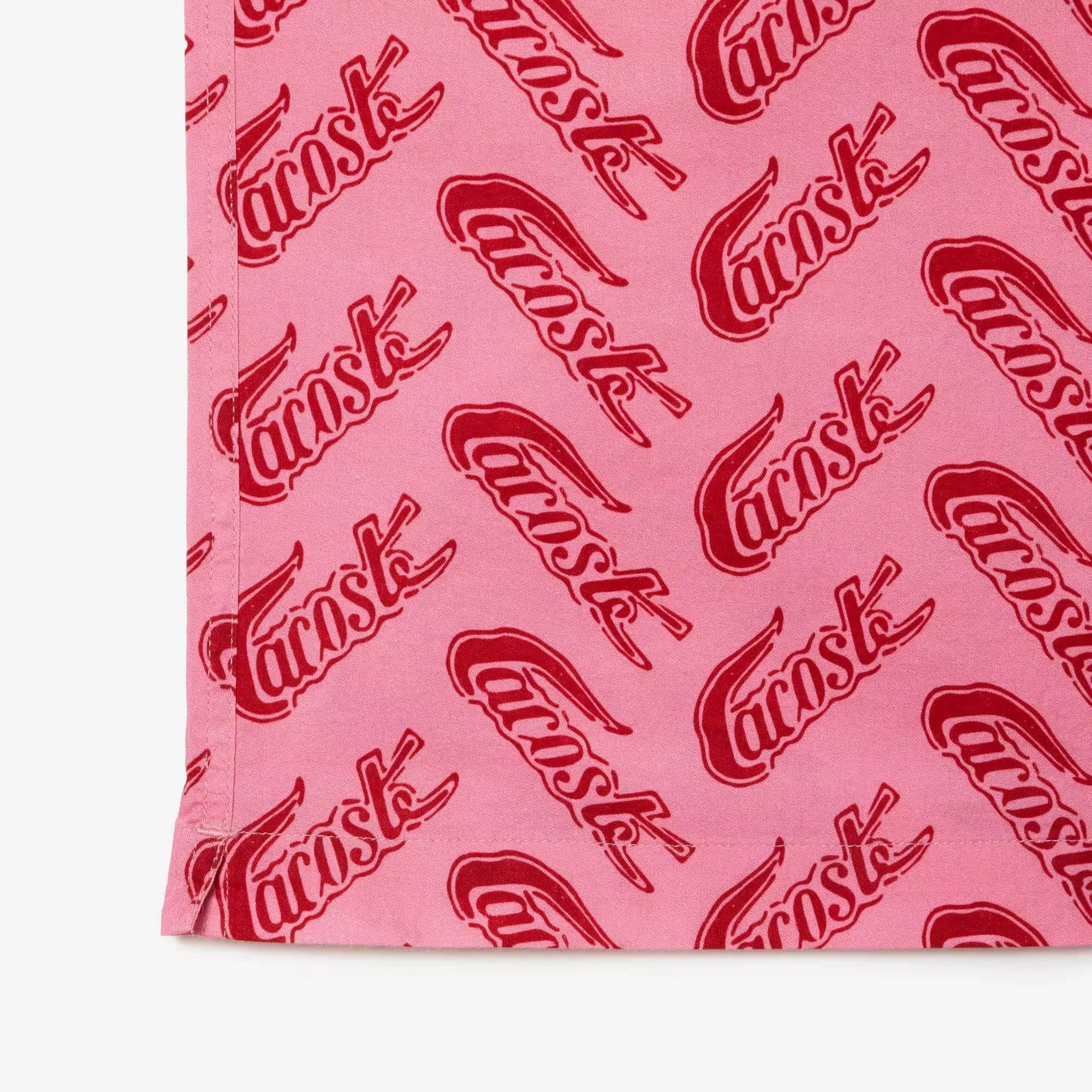 Lacoste Short Sleeve Vintage Print Shirt