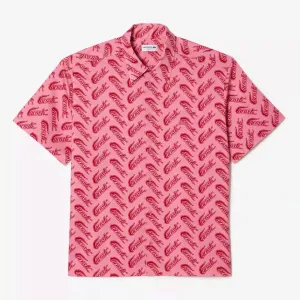 Lacoste Short Sleeve Vintage Print Shirt