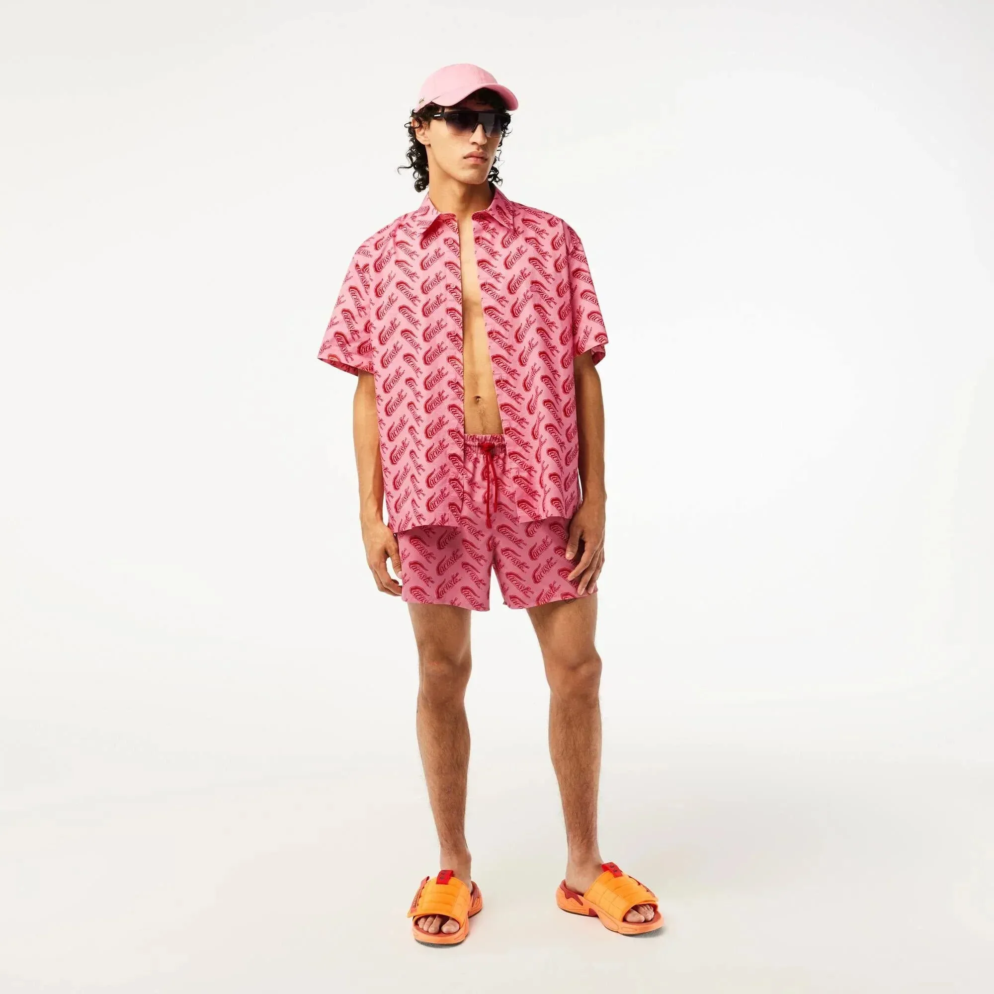 Lacoste Short Sleeve Vintage Print Shirt