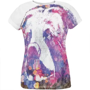 Spirit Bear Splatter All Over Womens T Shirt