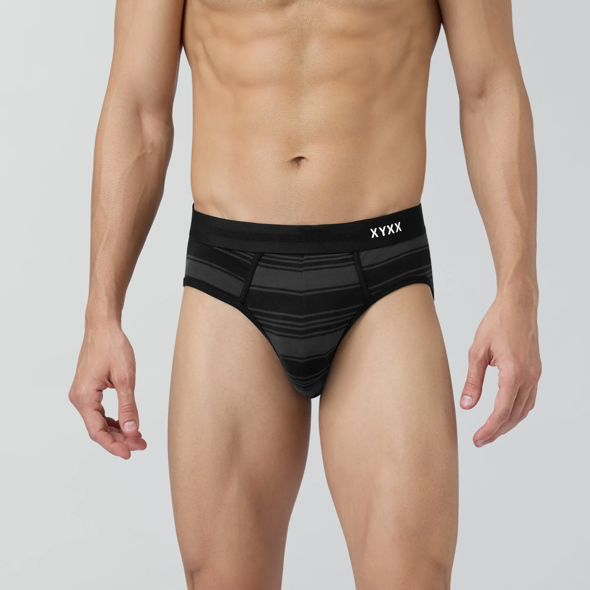 Streax Cotton Stretch Briefs Smoke Black