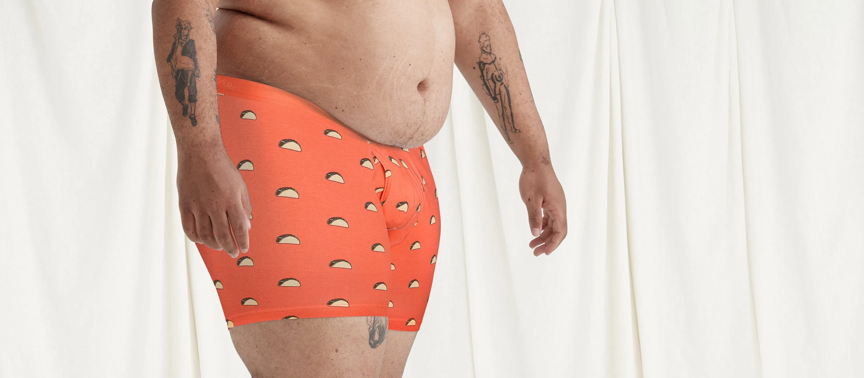 Stretch Cotton Boxer Brief w/ Fly | Tacos