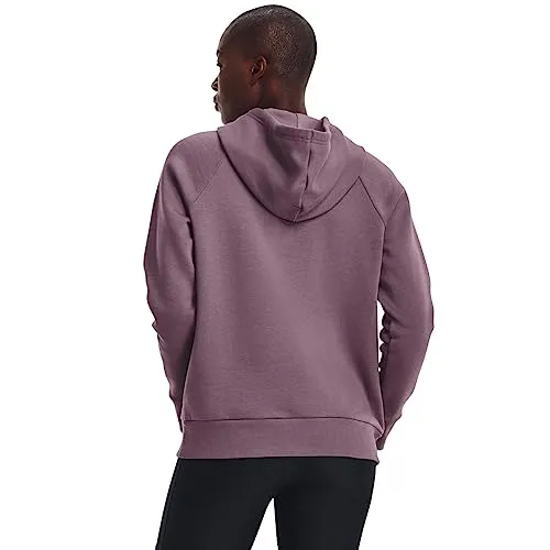 Under Armour Womens Rival Fleece Big Logo Hoodie, (001) Black / / White, Medium