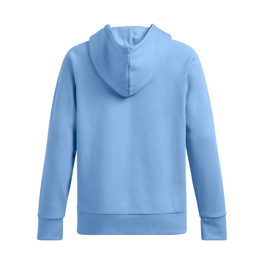 Under Armour Womens Rival Fleece Big Logo Hoodie, (001) Black / / White, Medium