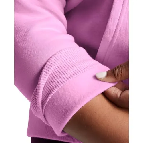 Under Armour Womens Rival Fleece Big Logo Hoodie, (001) Black / / White, Medium
