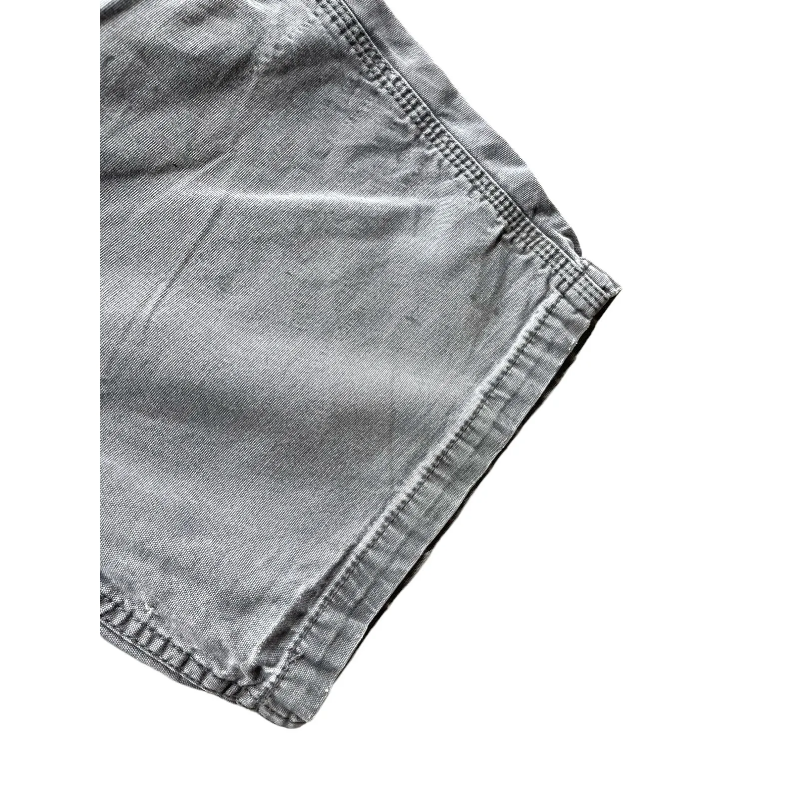 Vintage Carhartt Distressed Washed Gray Workwear Cargo Shorts