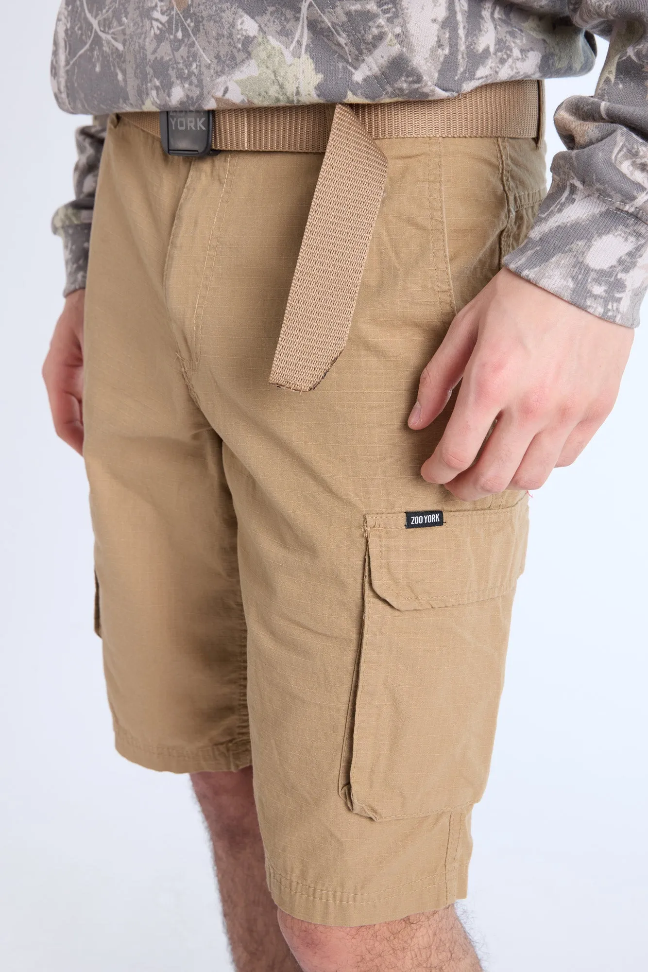 Zoo York Mens McTwist Ripstop Cargo Shorts