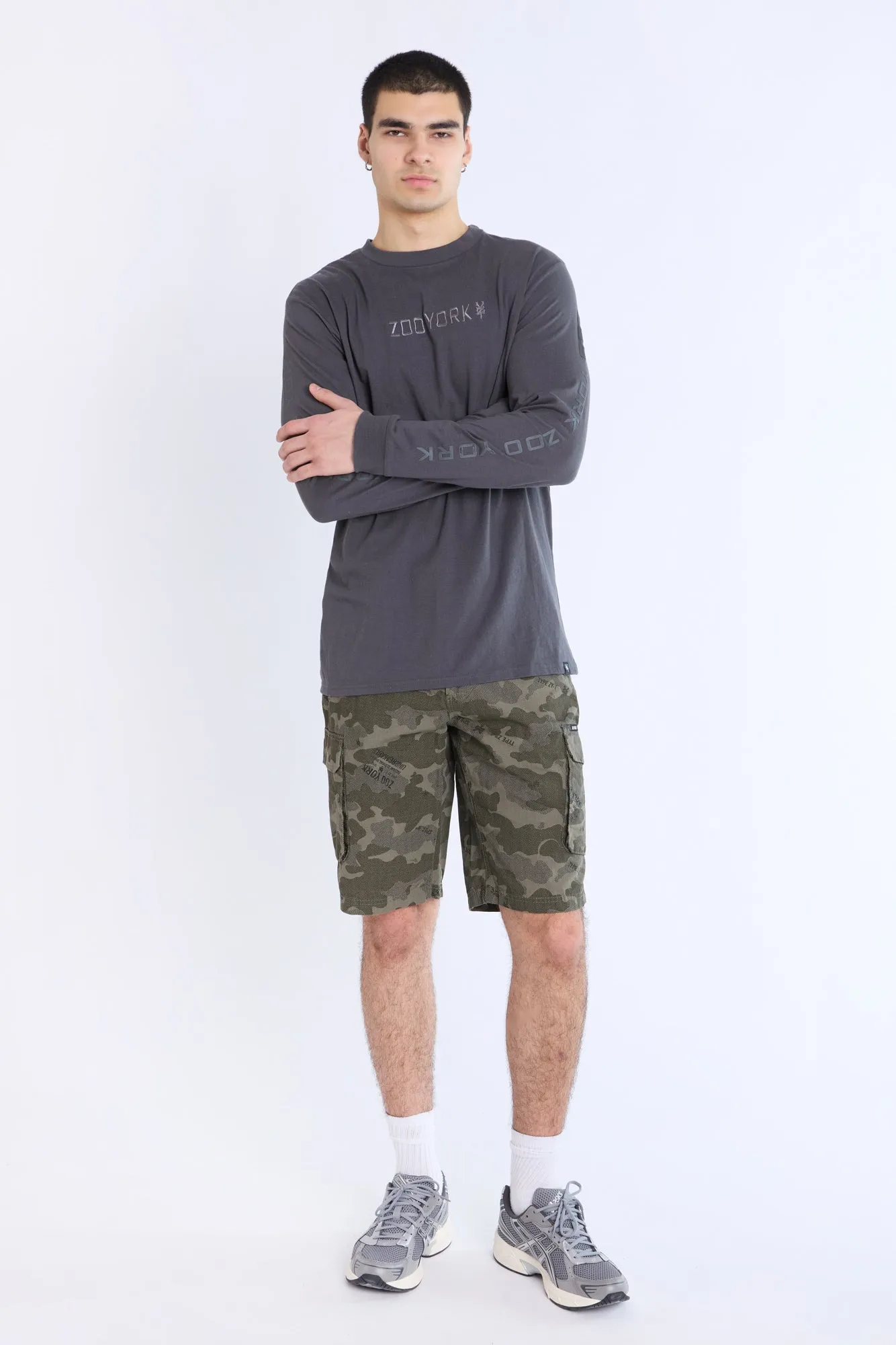 Zoo York Mens McTwist Ripstop Cargo Shorts