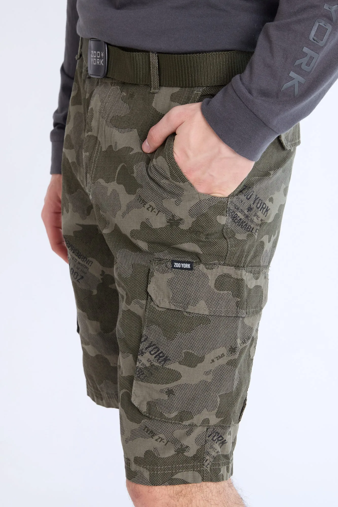 Zoo York Mens McTwist Ripstop Cargo Shorts