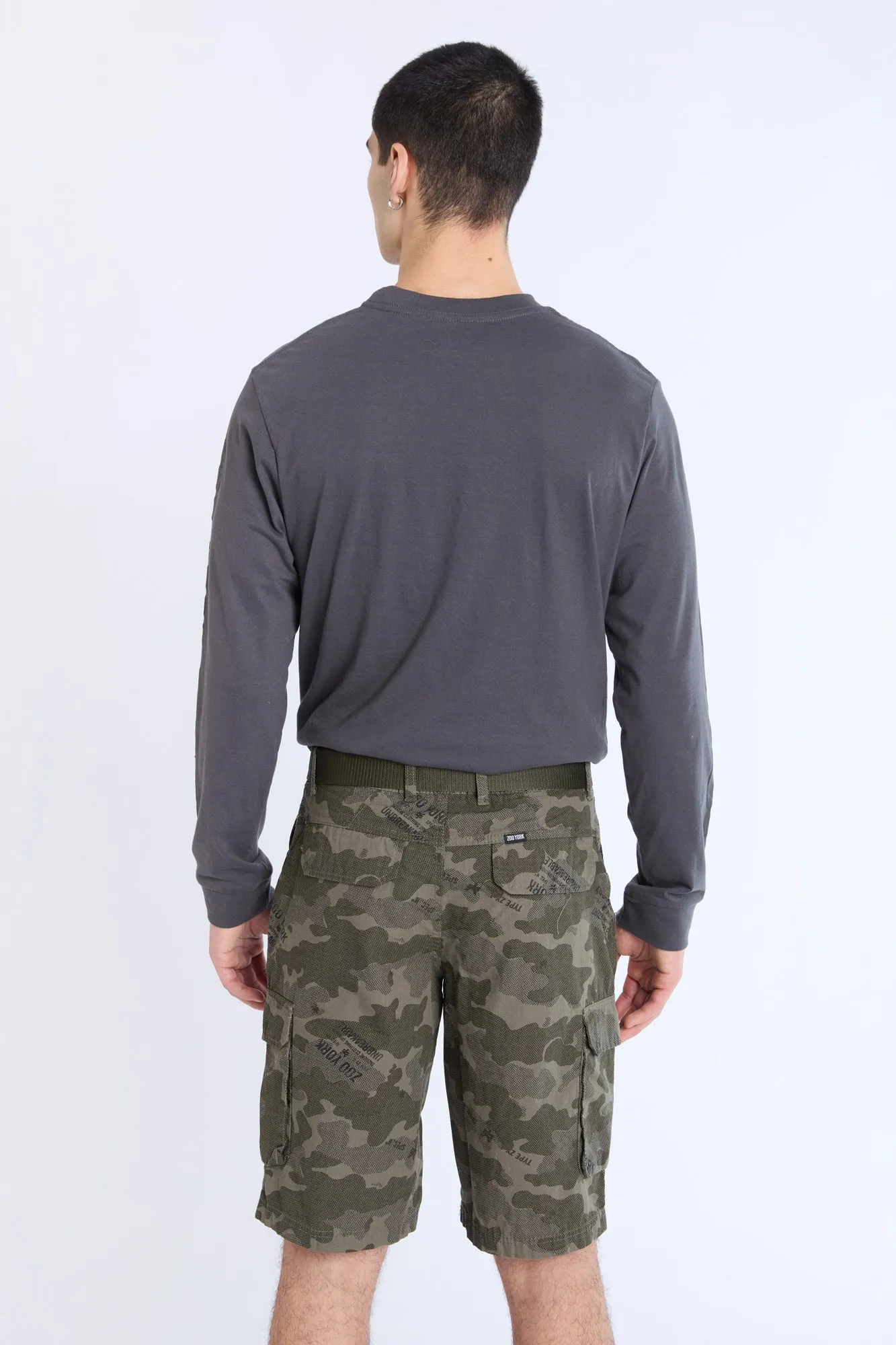 Zoo York Mens McTwist Ripstop Cargo Shorts