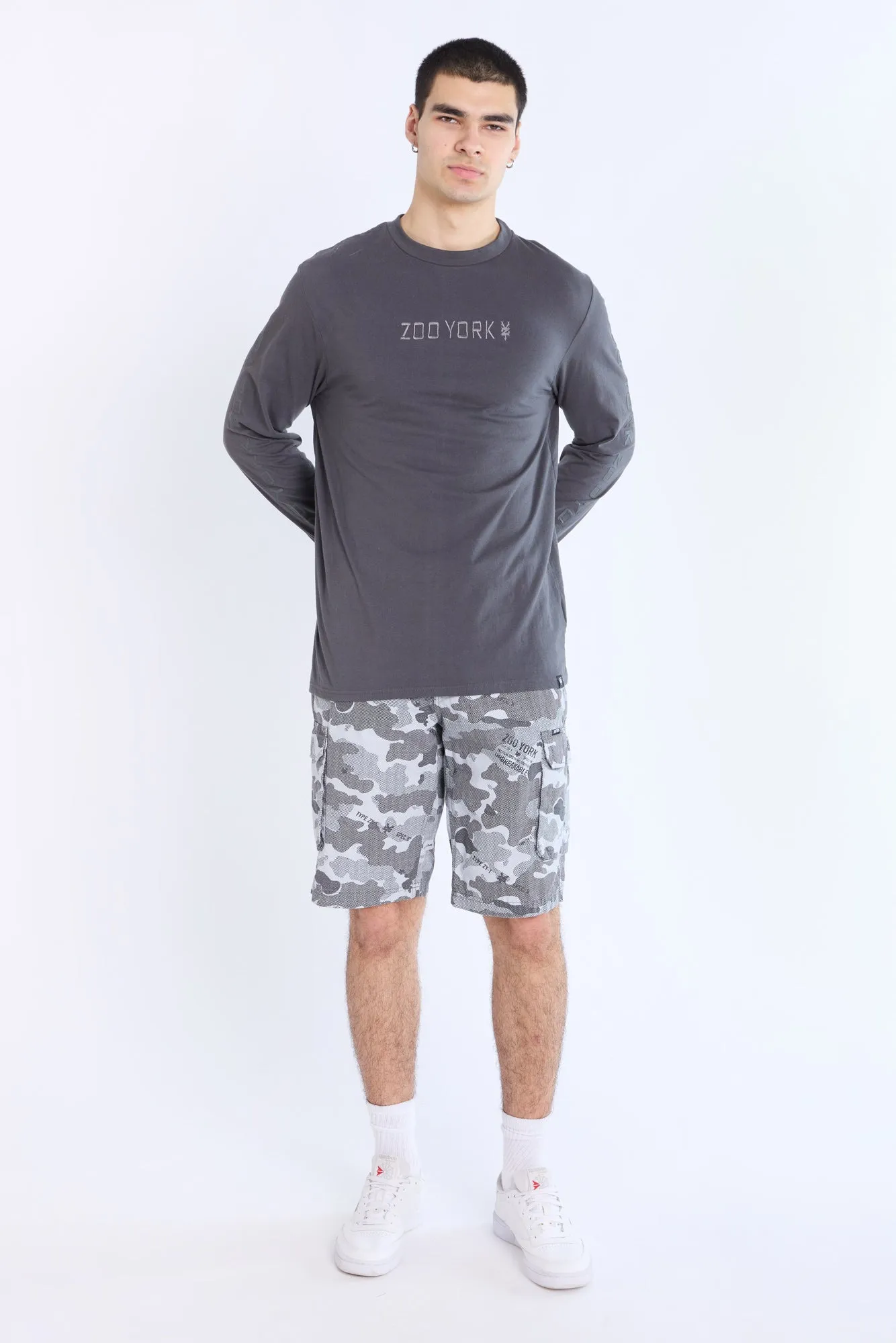 Zoo York Mens McTwist Ripstop Cargo Shorts